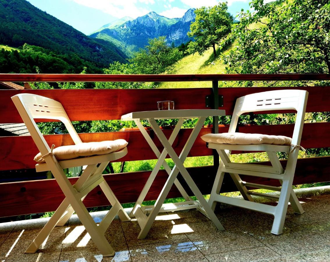 Apartment And Garden House Among The Mountains Podbrdo Exterior foto